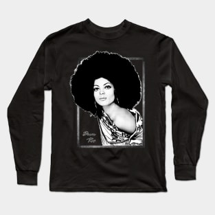 Vintage Diana Ross Rare Photo Pop Art Long Sleeve T-Shirt